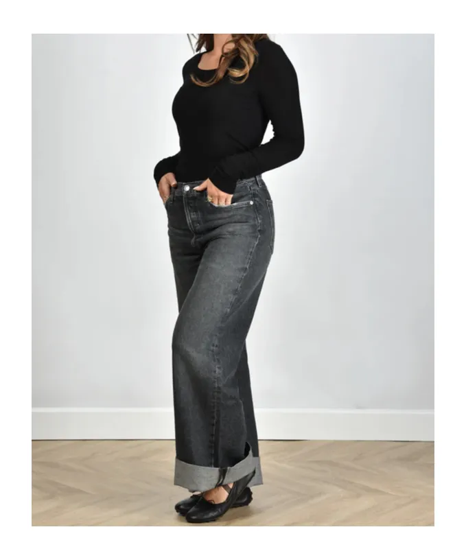 Scoop-Neck Lyocell-Blend Jumper