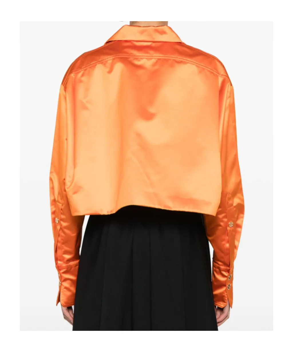 Satin Cropped Jacket