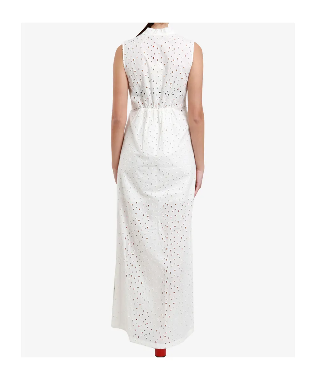 V-Neck Sleeveless Dress