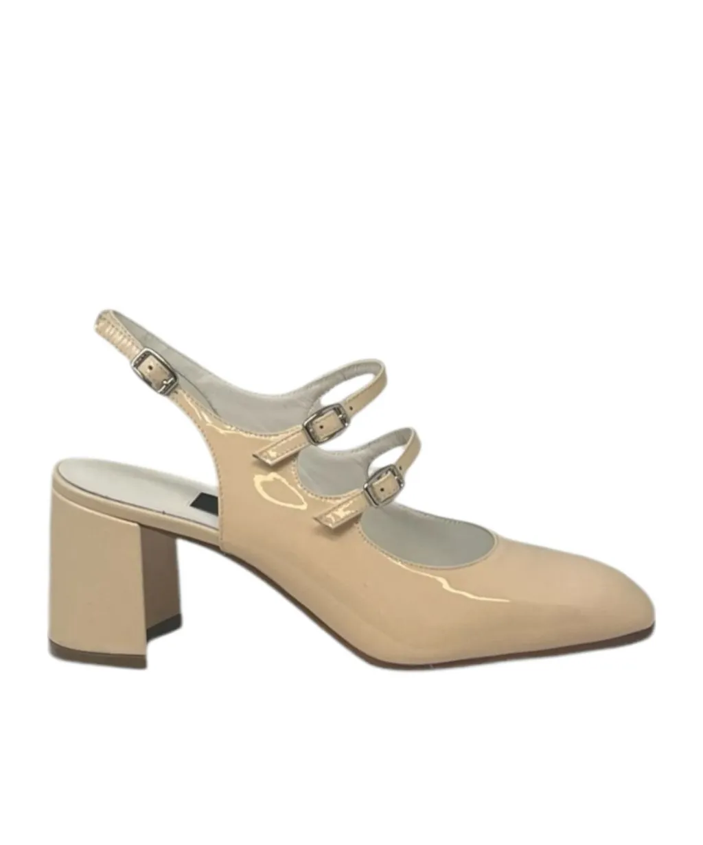 Carel Double Buckle Fastened Pumps