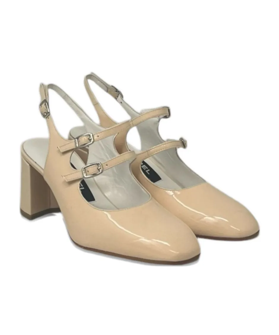 Carel Double Buckle Fastened Pumps