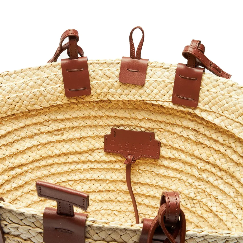 Casadei Panarea Logo Patch Tote Bag