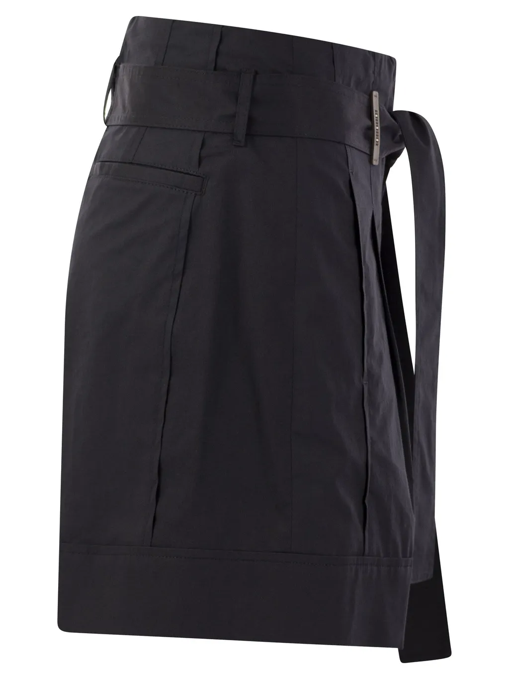 Peserico Pleated High-Waist Shorts