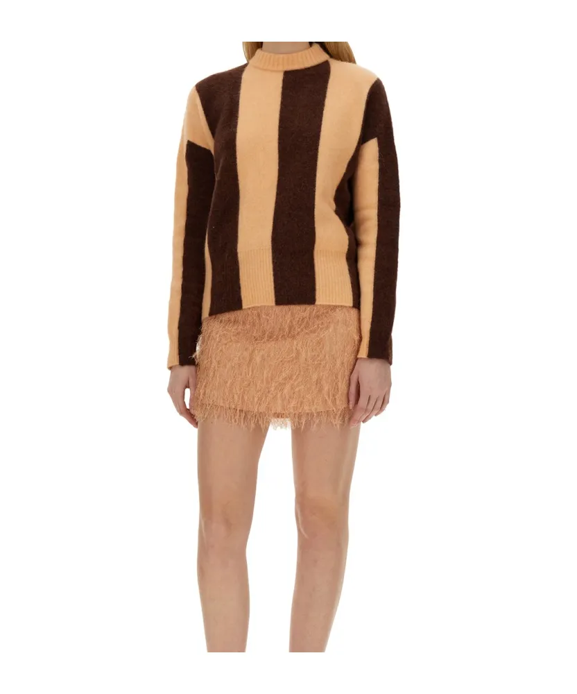 Alysi Stripe Detailed Knitted Jumper