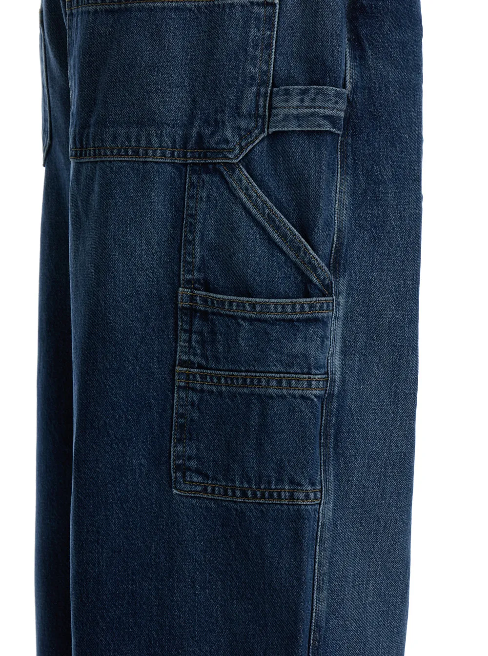 High Waist Denim Trousers