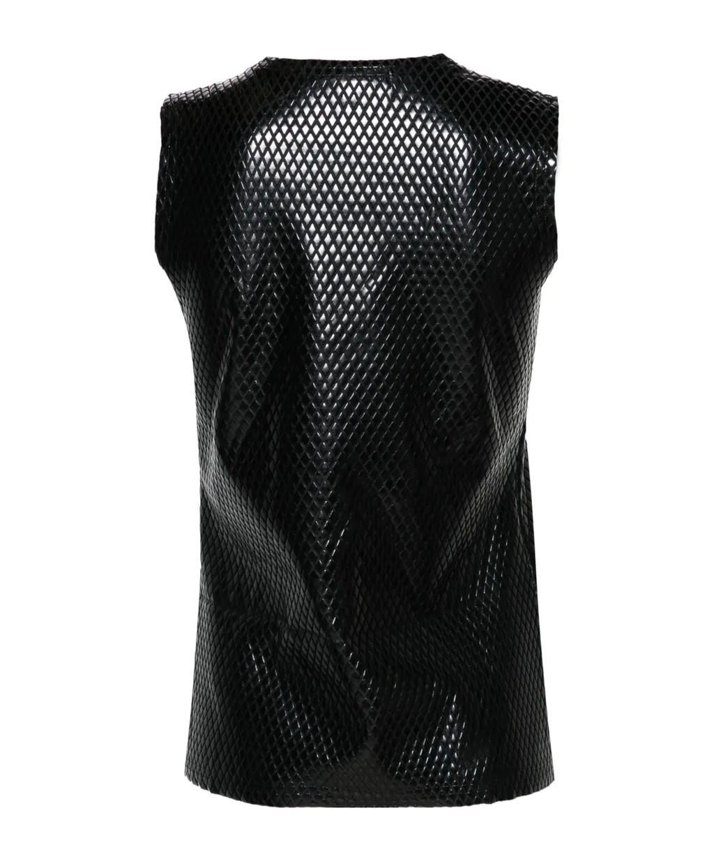 Diamond-Pattern Tank Top