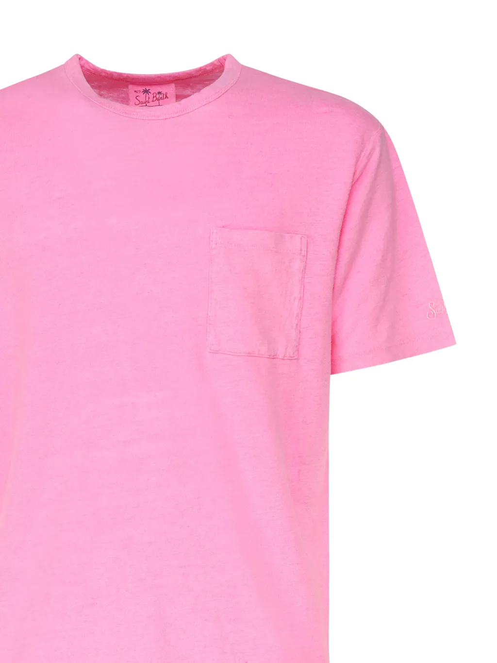 Mc2 Saint Barth Logo Embroidered Crewneck T-Shirt