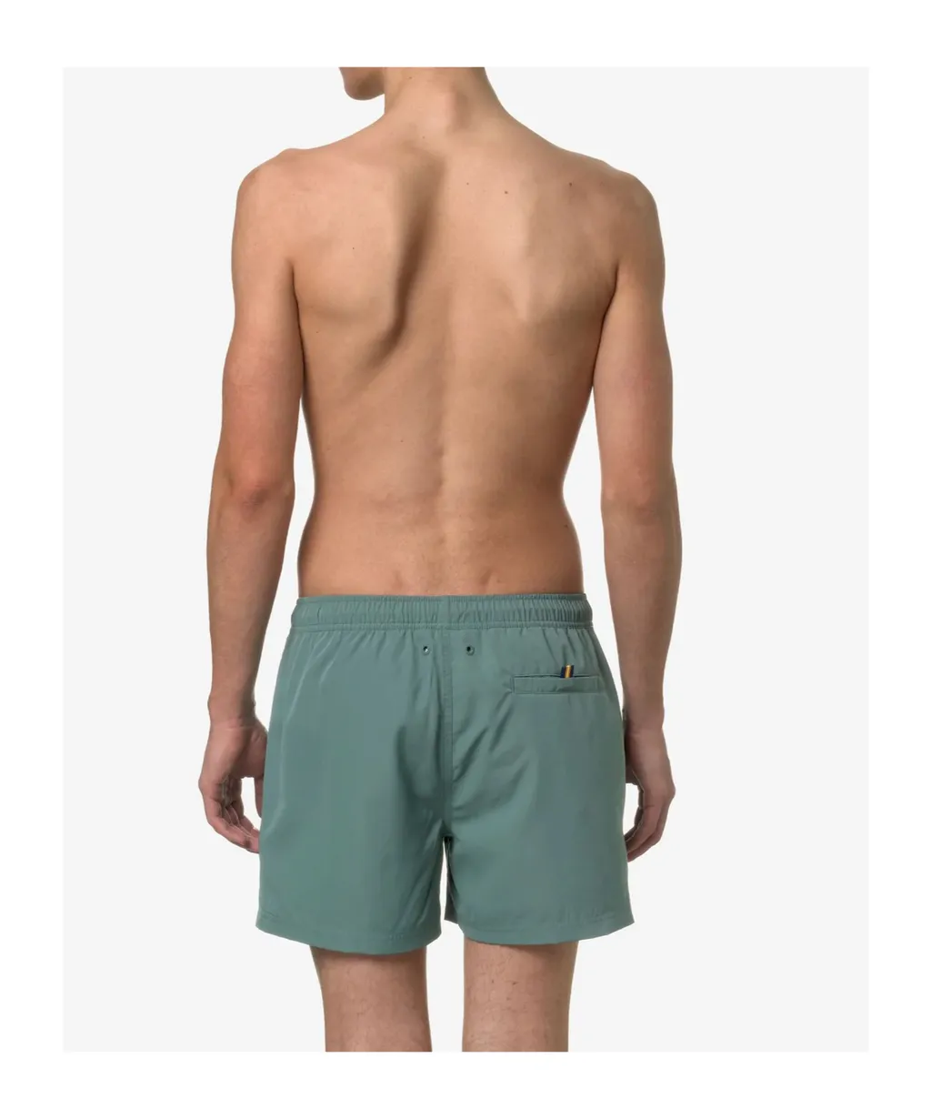 Drawstring Waist Swim Shorts