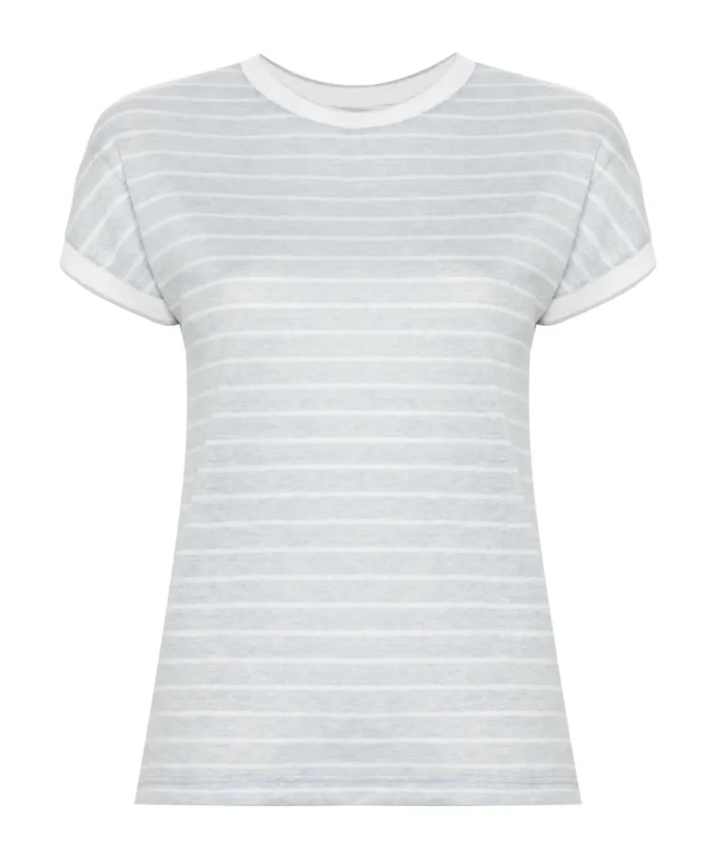 Striped Crew Neck T-Shirt