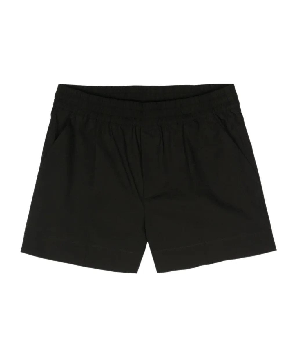 Pressed-Crease Poplin Shorts
