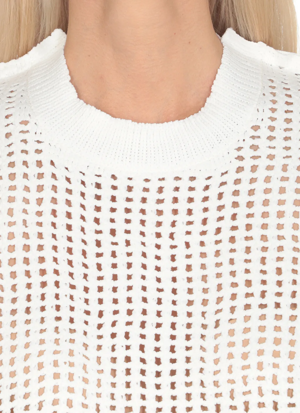 Junya Watanabe Open-Knit Short Sleeved T-Shirt