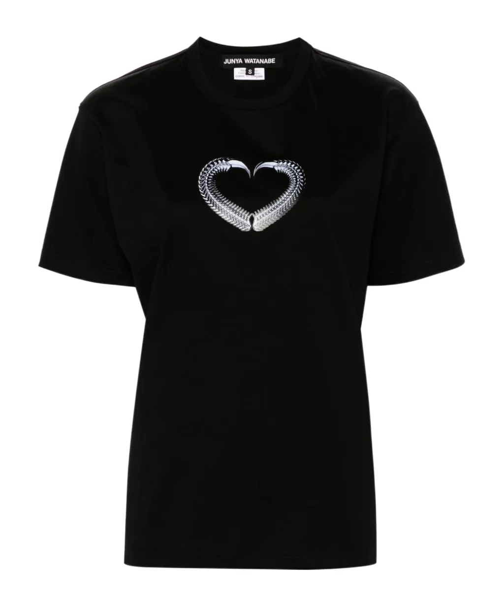 Heart Print T-Shirt