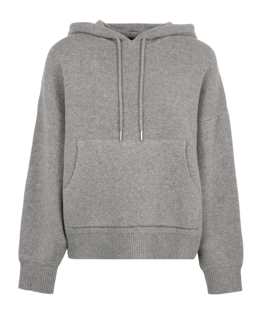 Nili Lotan Dana Knit Pullover Hoodie