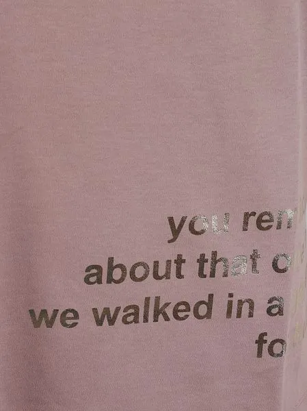 's Max Mara Slogan Printed Crewneck T-Shirt