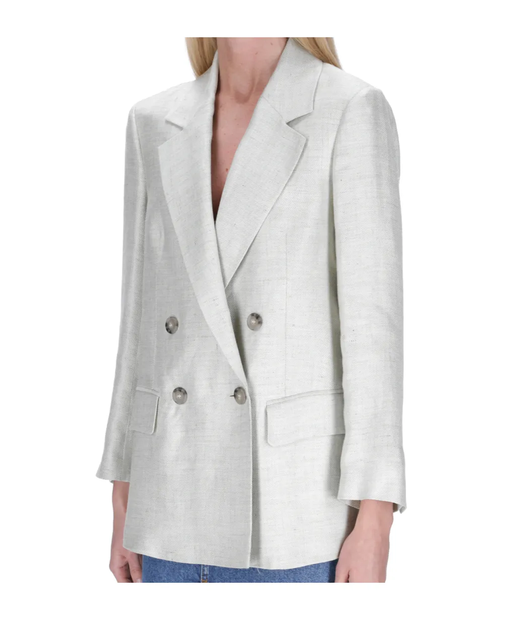Peserico Double-Breasted Blazer