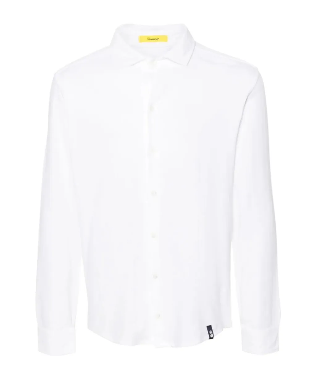 Piqué-Weave Cotton Shirt