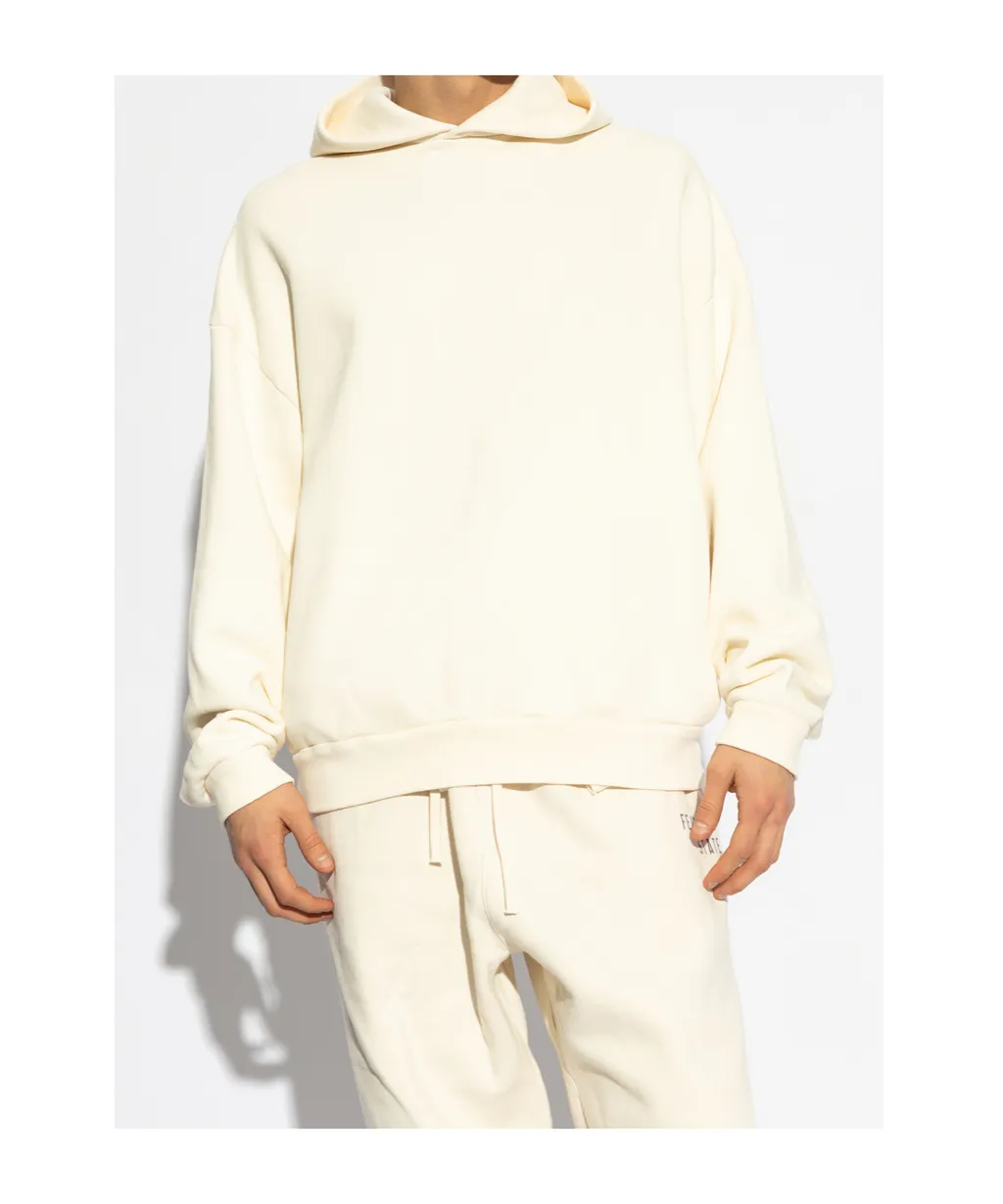 Fear Of God Logo Plaque Long-Sleeved Hoodie