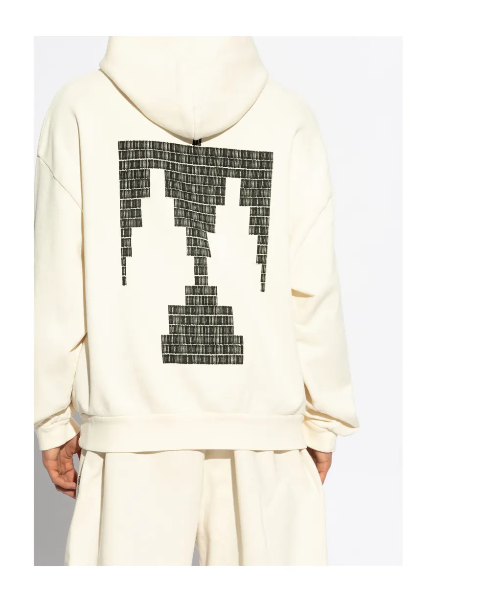 Fear Of God Logo Plaque Long-Sleeved Hoodie