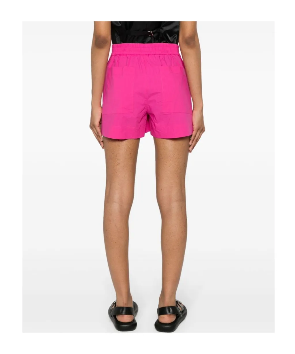 Elasticated-Waist Cotton Shorts