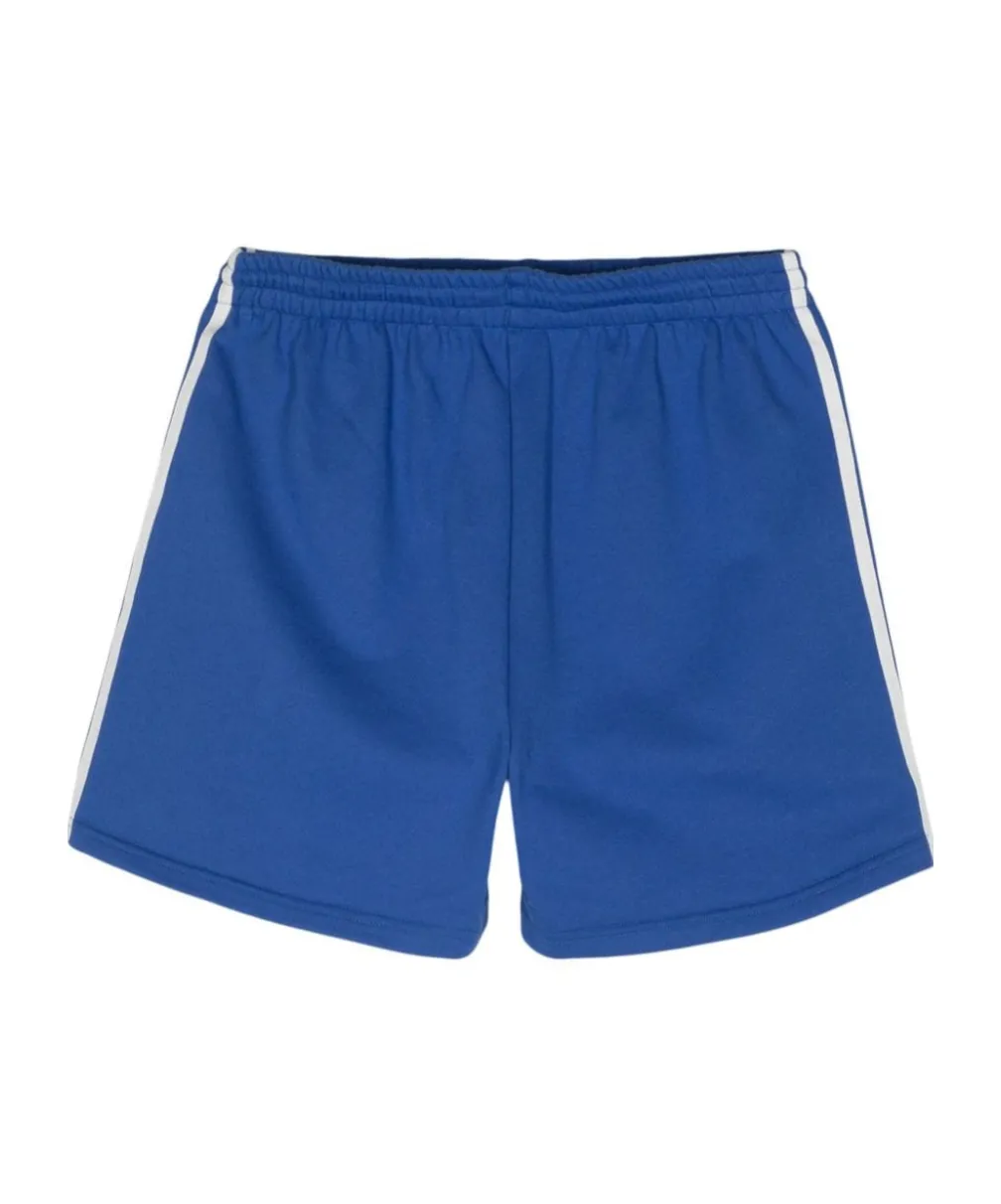 Logo-Embroidered Striped Shorts