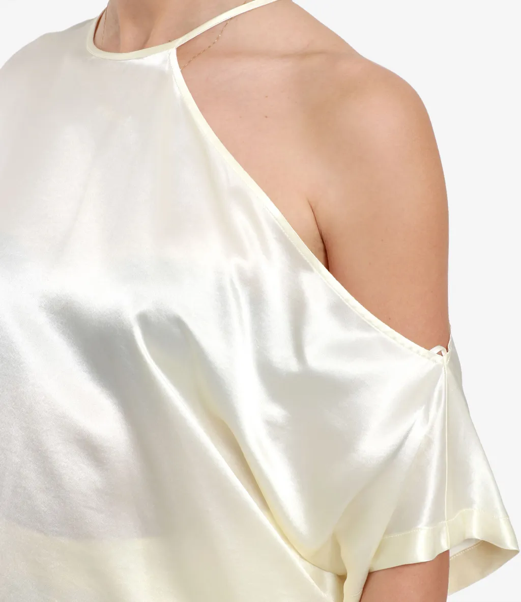 Asymmetrical Shoulder Blouse
