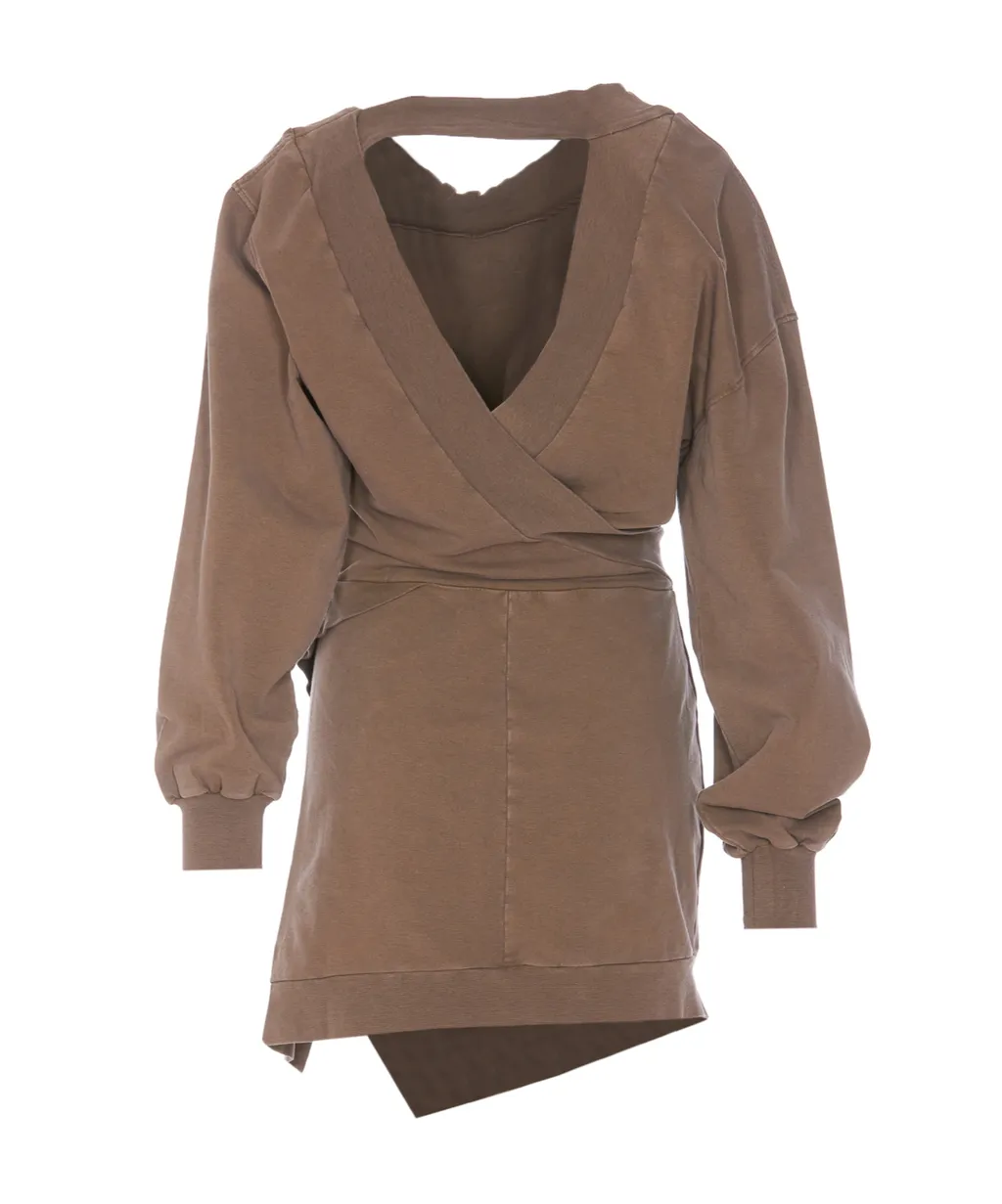 The Attico Asymmetric Cut-Out Mini Dress