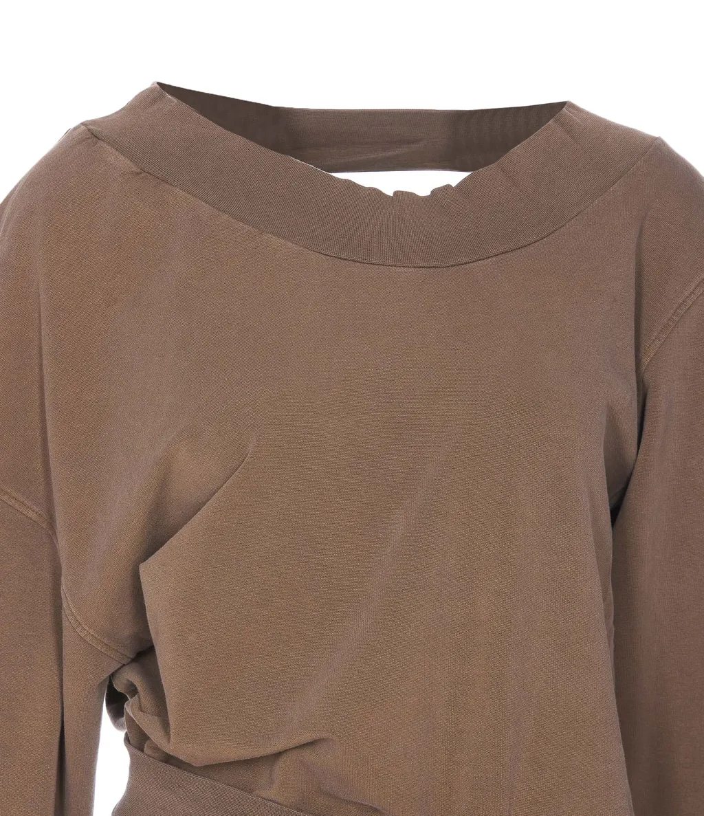 The Attico Asymmetric Cut-Out Mini Dress