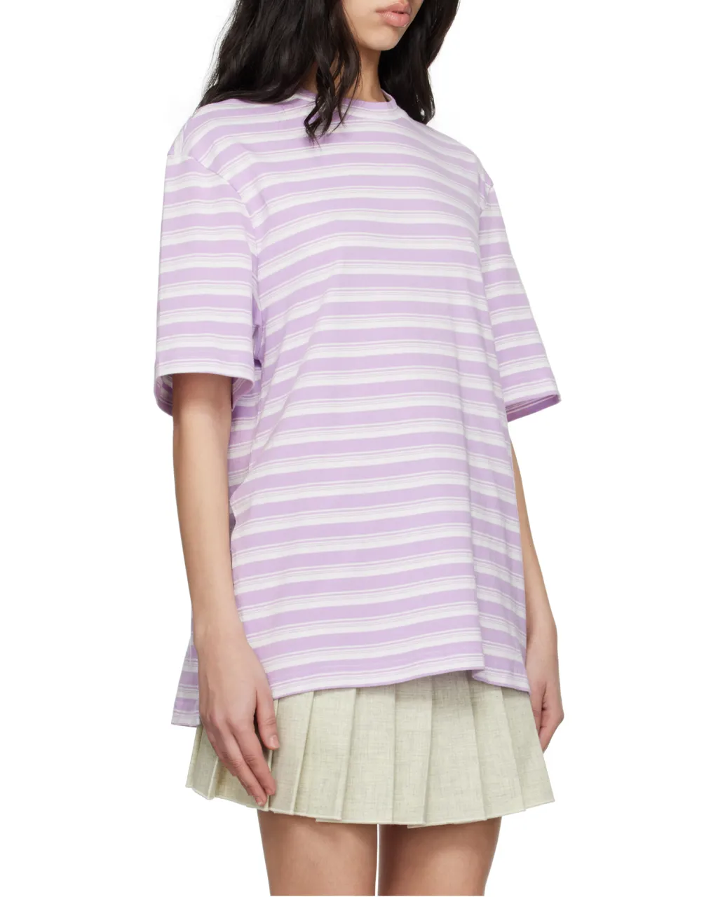 Paco Rabanne Striped Jersey Oversized T-Shirt