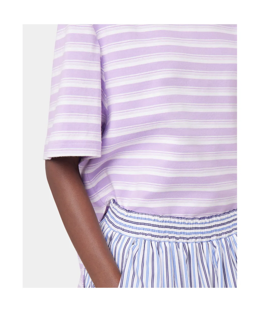 Paco Rabanne Striped Jersey Oversized T-Shirt