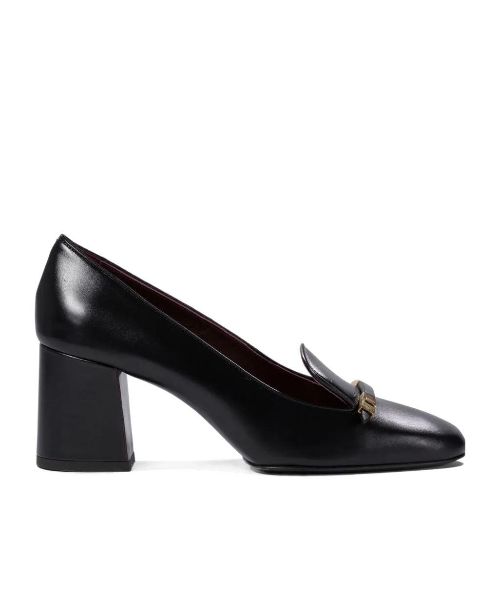 Khaite Round Toe Loafer Pumps