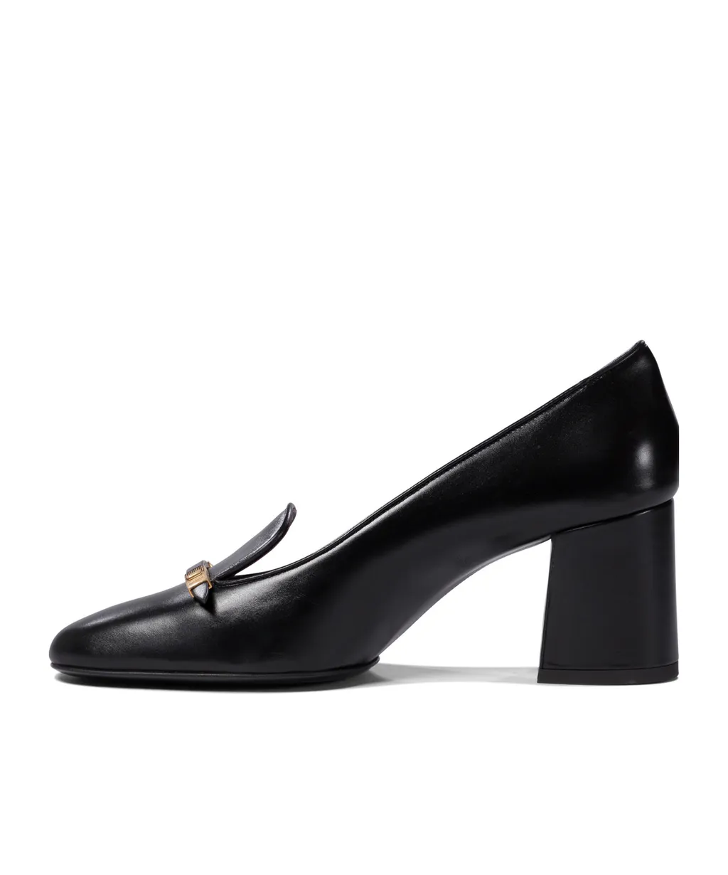 Khaite Round Toe Loafer Pumps