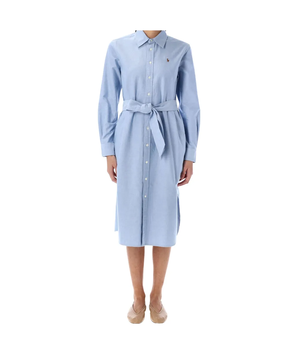 Polo Ralph Lauren Belted Oxford Shirtdress