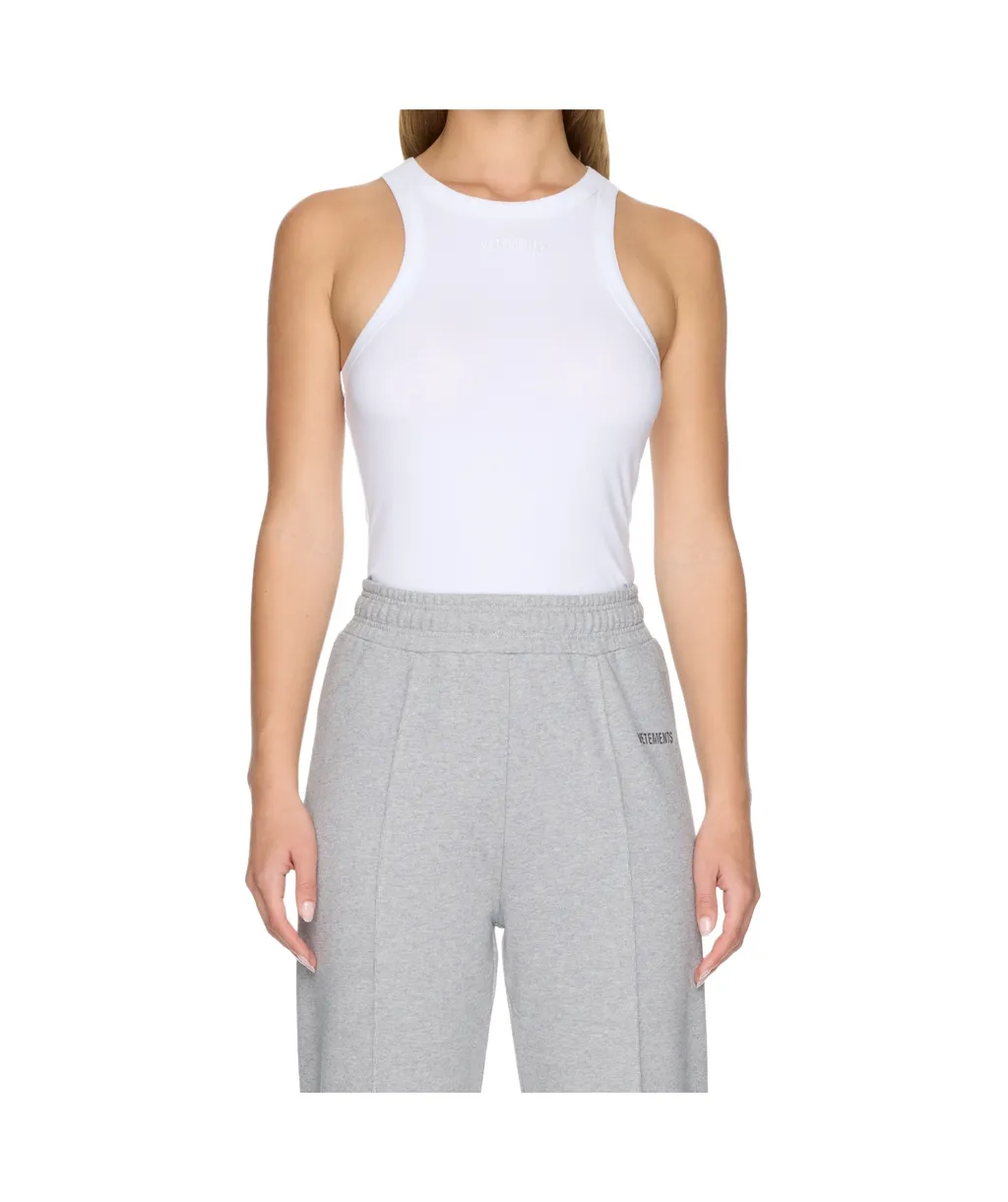 Logo-Embroidered Tank Top