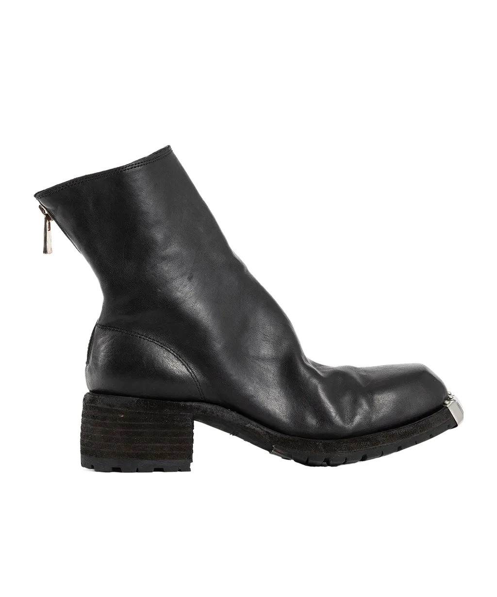 Zippered Short Boots