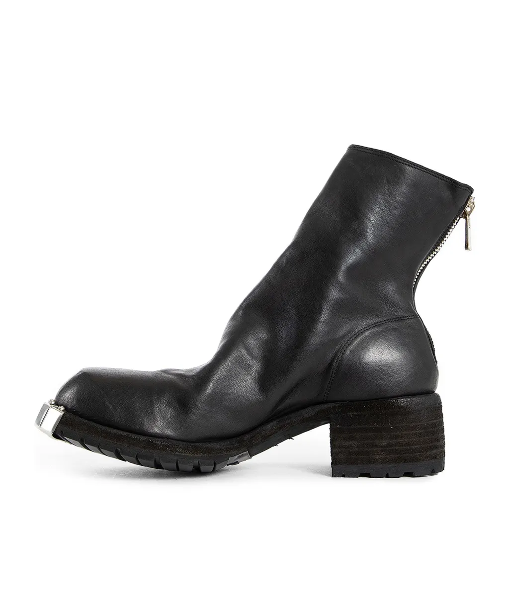 Zippered Short Boots