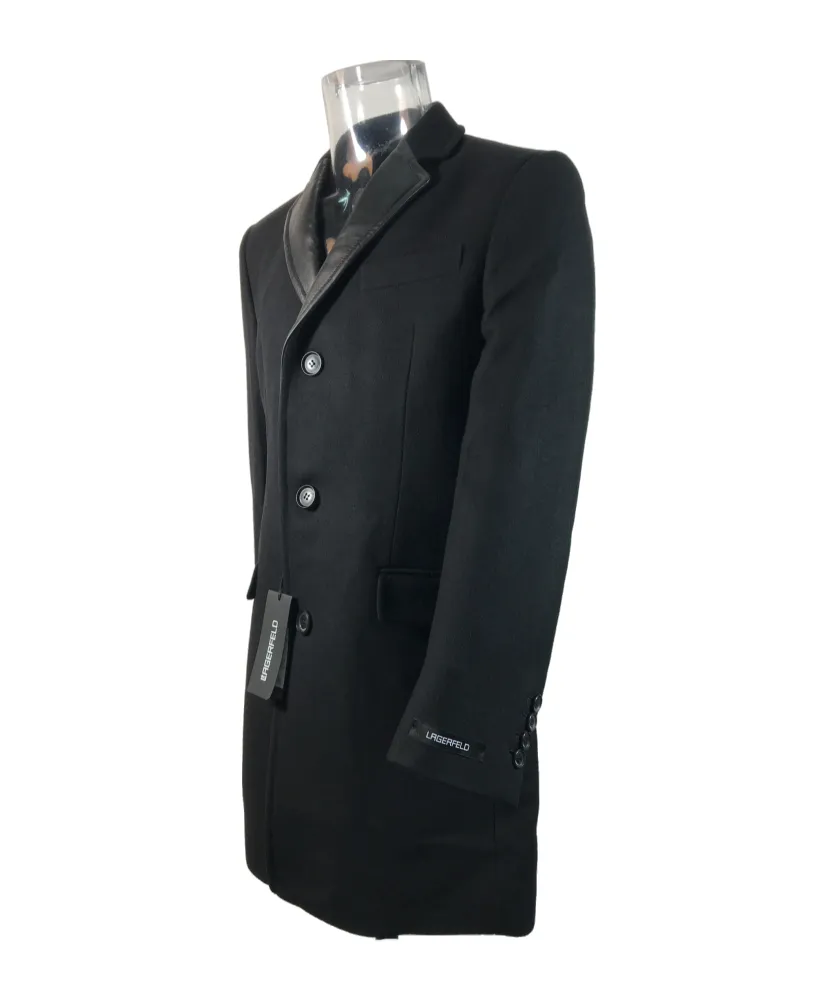 Lapel Long-Sleeved Coat