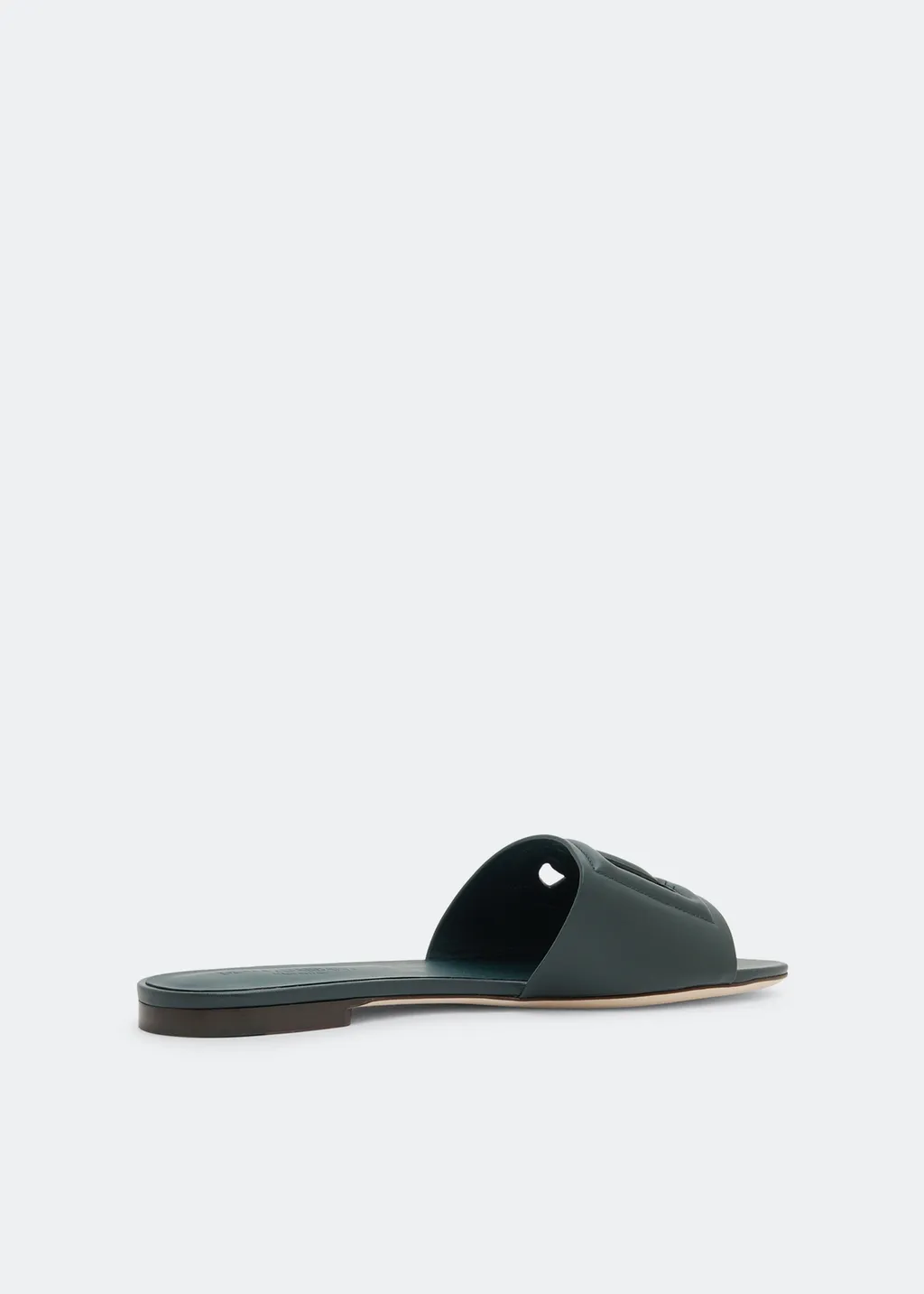 Logo-Lettering Flat Mules