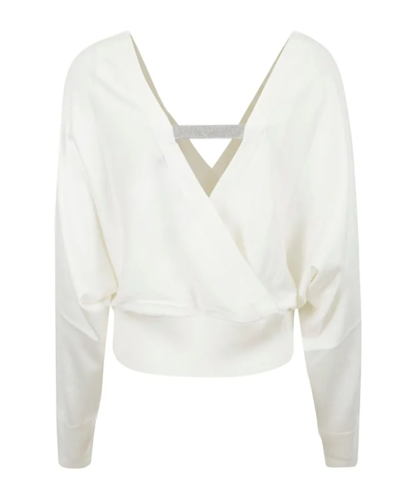 V-Neck Ribbed Sweater