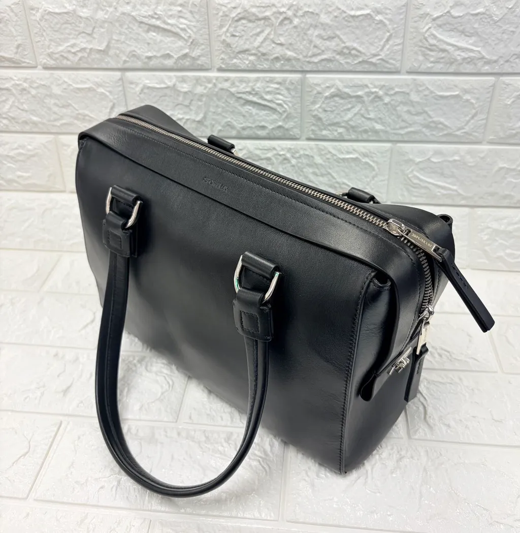 Zippered Shoulder Bag