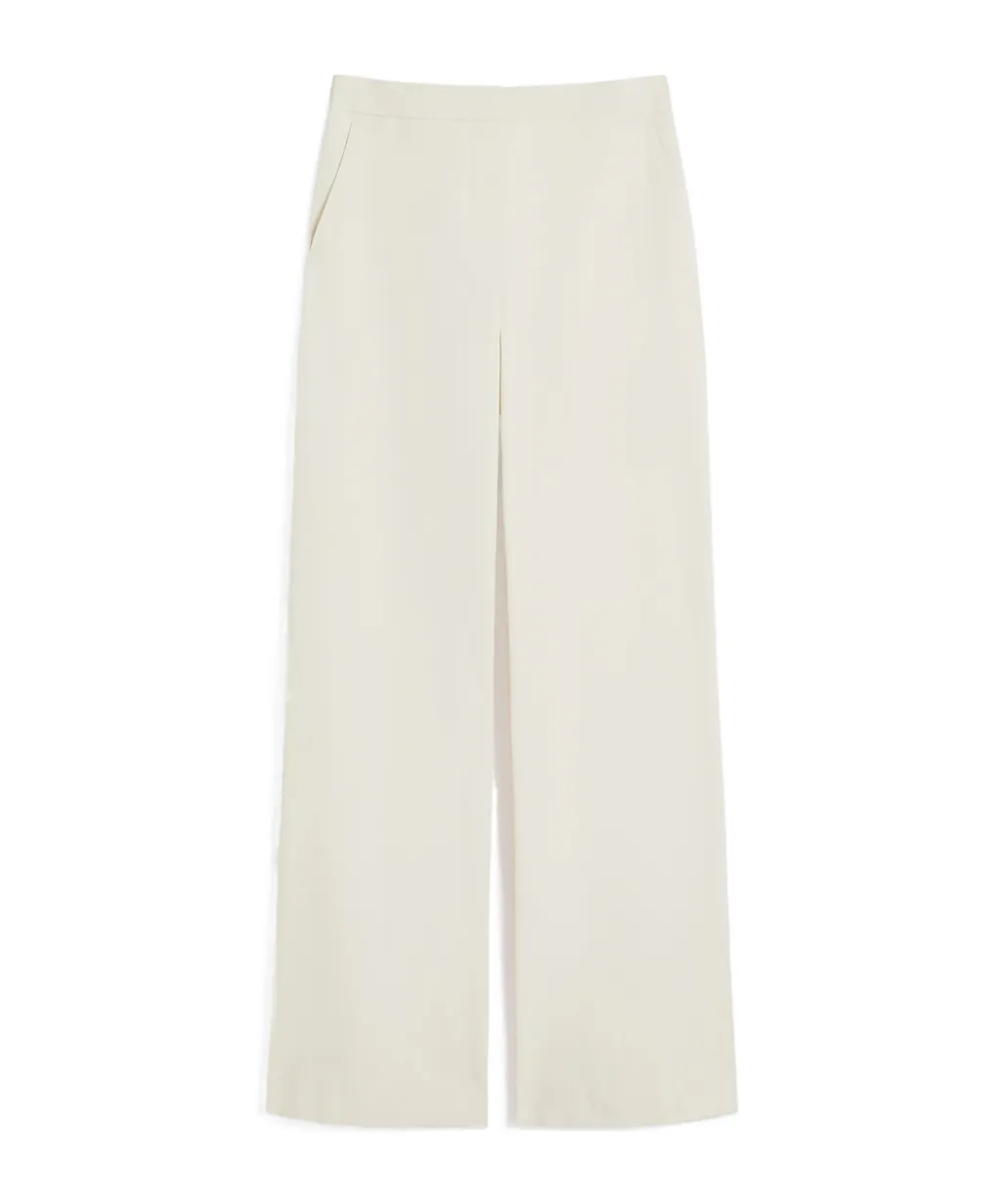 Straight-Leg Cotton Twill Pants