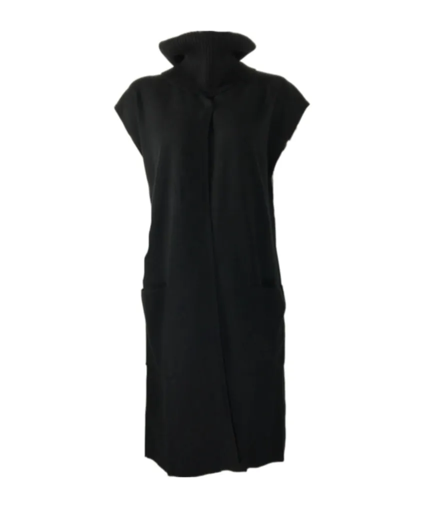 Sleeveless Knitted Cardigan