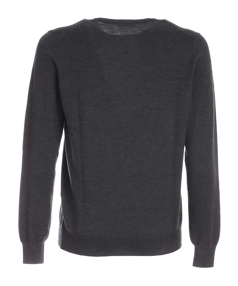 Crew-Neck Wool Sweater