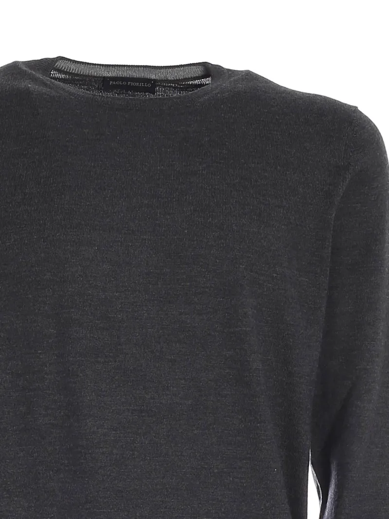 Crew-Neck Wool Sweater