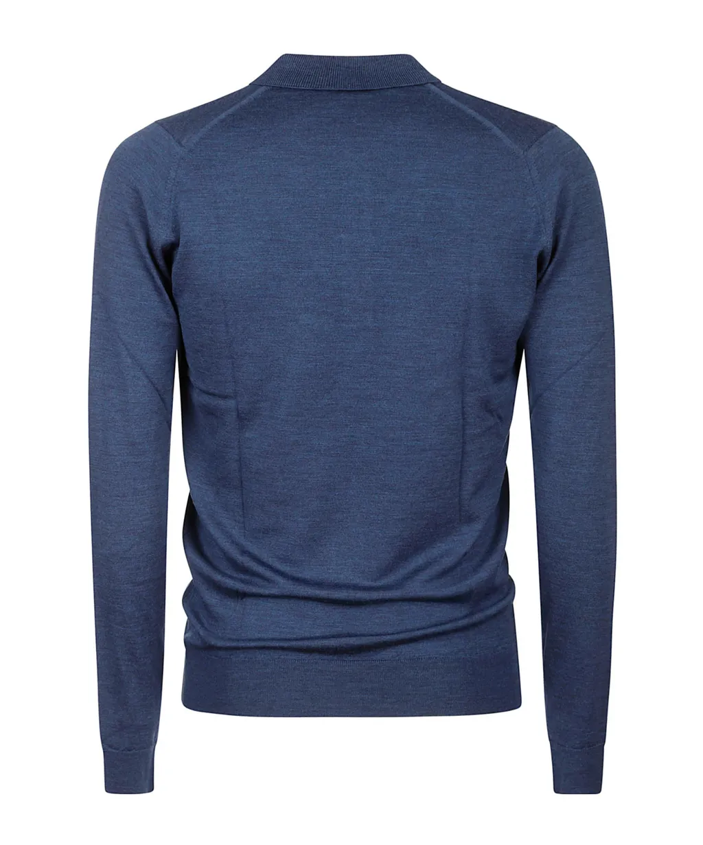 John Smedley Belper Long-Sleeve Polo Shirt