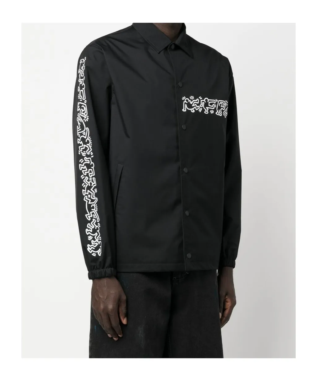 Printed Shirt-Style Casual Jacket