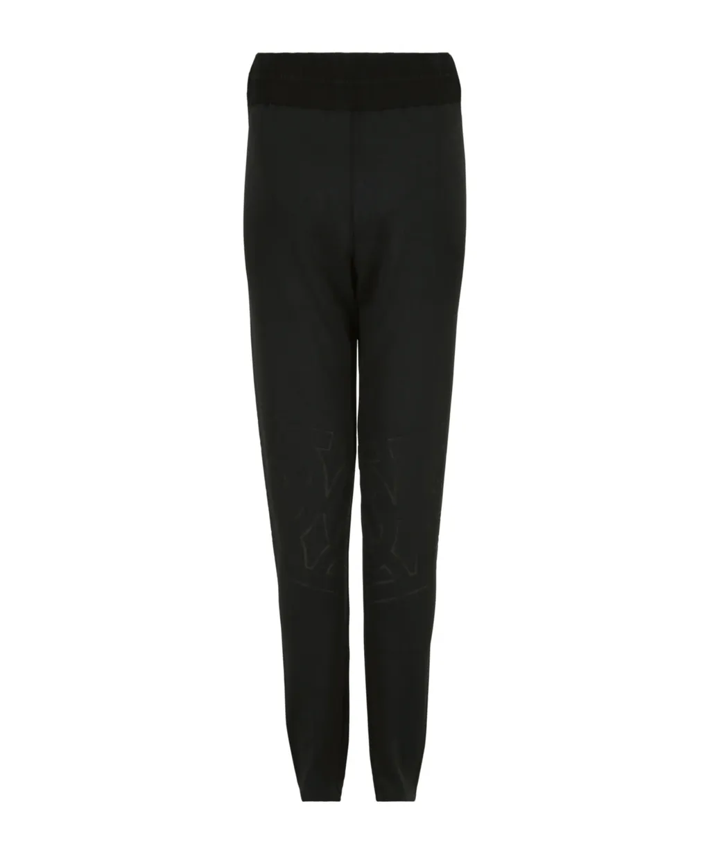 Salvatore Ferragamo Perforated Drawstring Leggings
