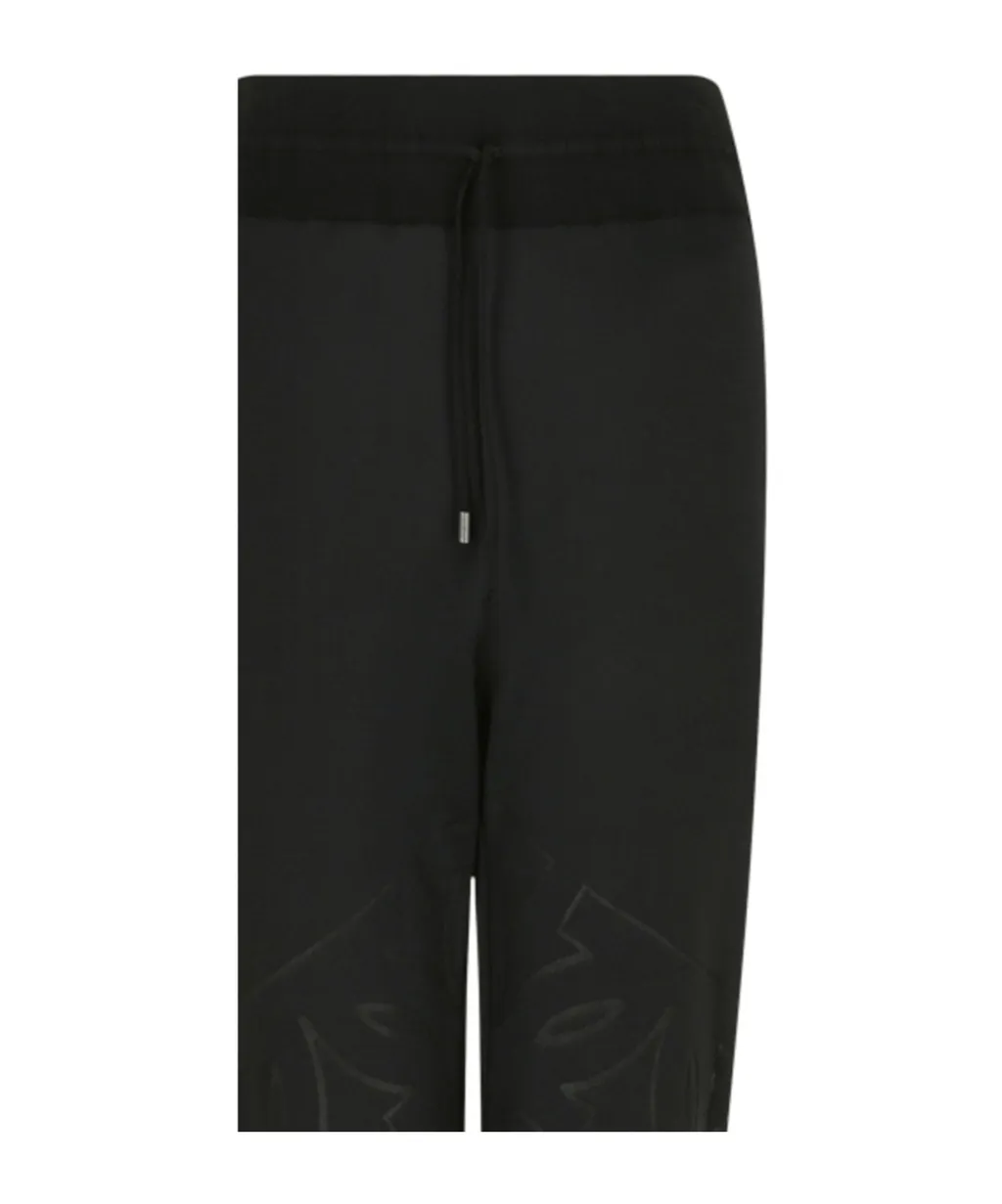 Salvatore Ferragamo Perforated Drawstring Leggings