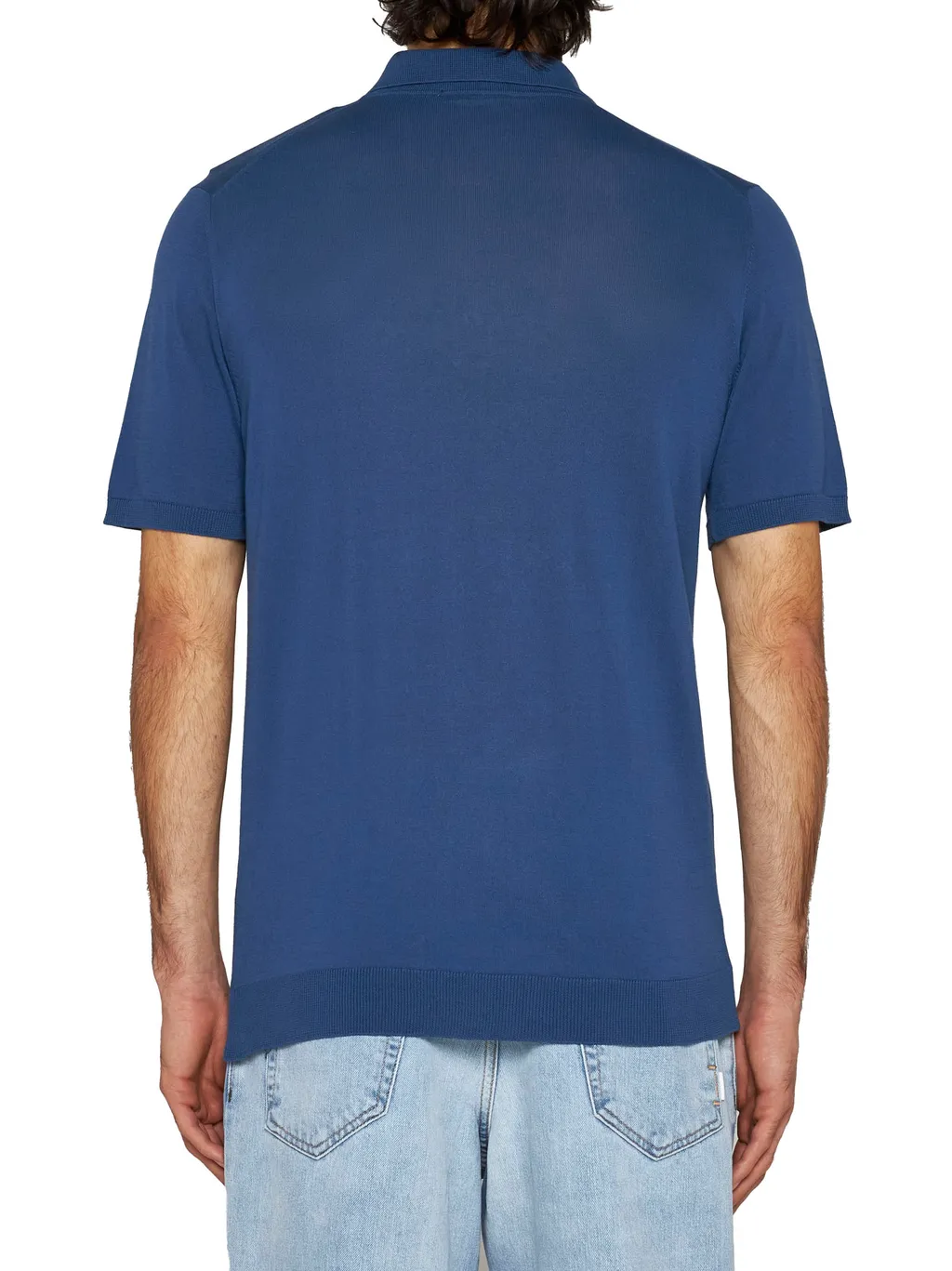 Button-Down Short Sleeve Polo Shirt
