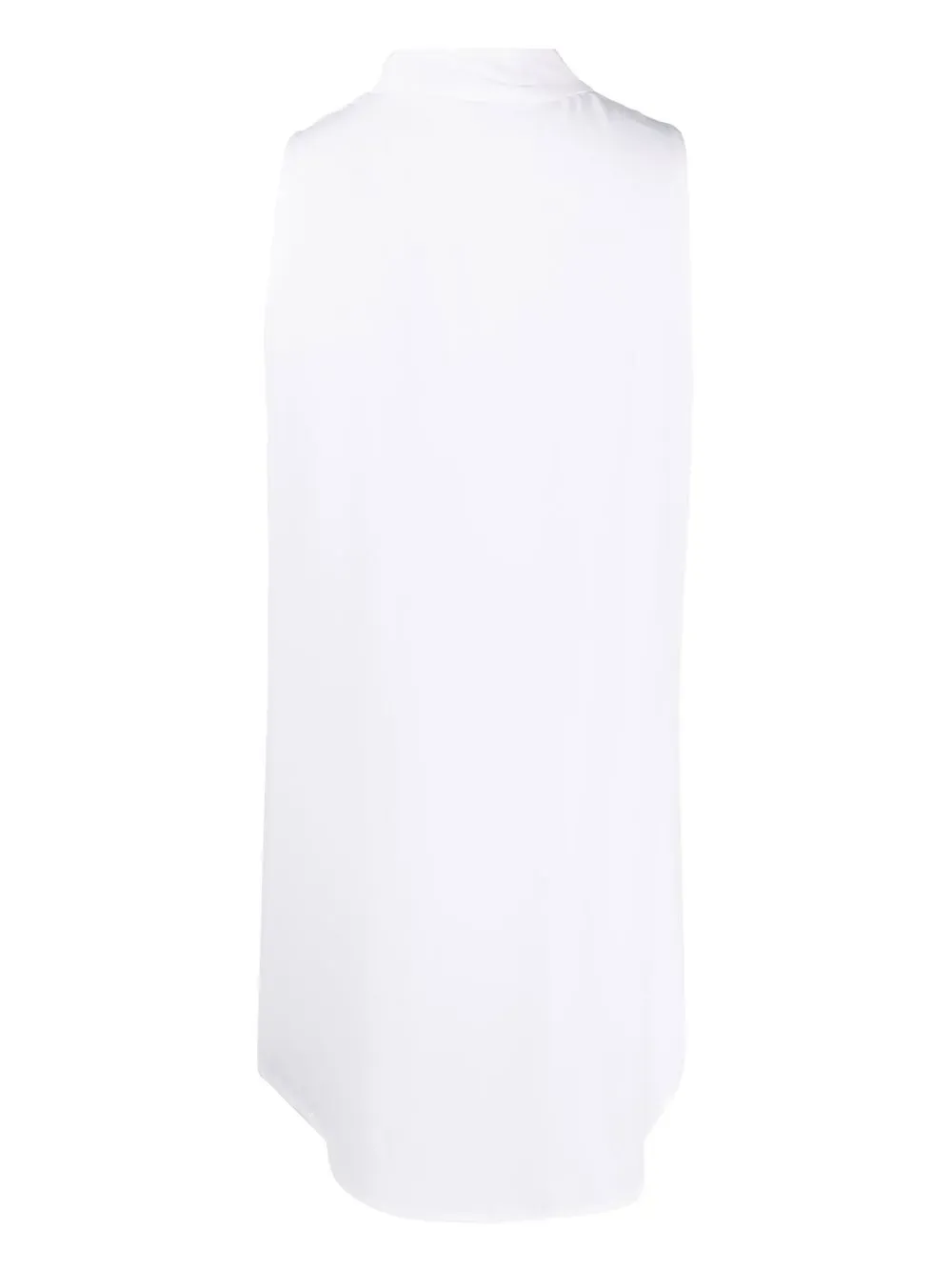 Keyhole-Neck Sleeveless Dress