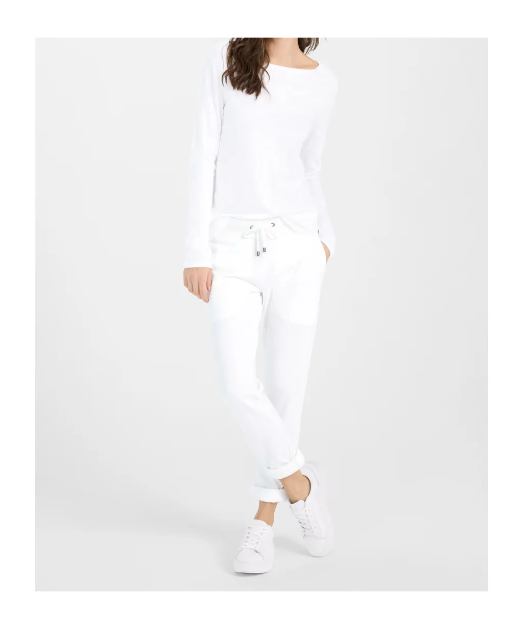 Boat Neck Long Sleeve T-Shirt